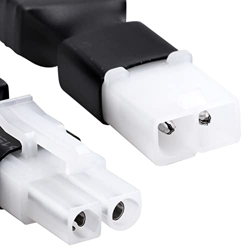 Image of RC Battery /Charger Plug Adapter Unwired for Traxxas TRX to Big Tamiya Plugs fit Slash /Rustler /Stampede /Bandit /E Revo NiCd NiMH Lipo RC Cars Truck Truggy Buggy Tank Airplane Helicopter Boat