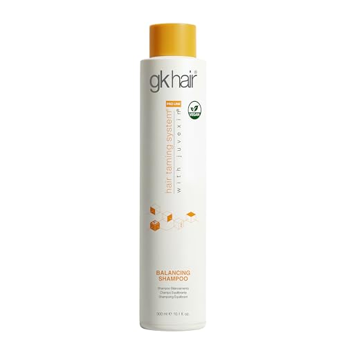 GK Hair Balancing Shampoo Deep Cleansing (300ml/ 10.1 fl. oz) - For Oily, Greasy and Normal Hair, Restores pH Levels, Sulfate and Paraben Free with Natural Oil Extracts