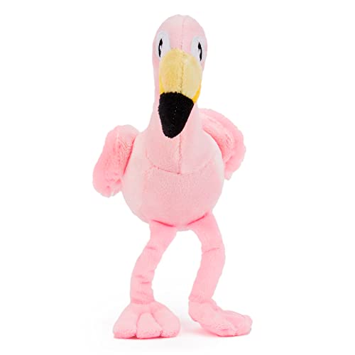 Zappi Co Kinder Kuschelweiches Plüschtier - Perfekte kuschelige Spielgefährten für Kinder Geburtstage und besondere Anlässe(12-15cm) (Flamingo)