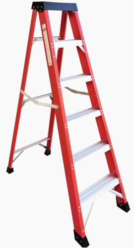 Ladder 6-Foot Fiberglass Platform Step Ladder