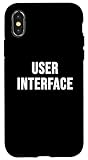 Installation facile Interface utilisateur Coque pour iPhone X/XS