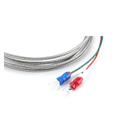 Termopar tipo J WRNT-01 con cable blindado de 2m para lecturas térmicas estables 3
