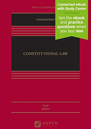 Book cover Constitutional Law [Connected eBook with Study Center] (Aspen Casebook)