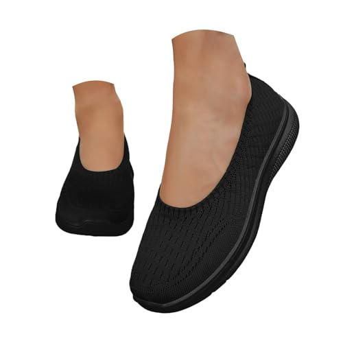 Scarpe Ortopediche Donna Pianta Larga Sandali Leggere Sportive Antiscivolo Spessore Suola Sandalo Estive Zeppa Morbida Sneakers Mesh Casual Elegante Scarpe da Camminata Ortopedici Cuscino d'Aria