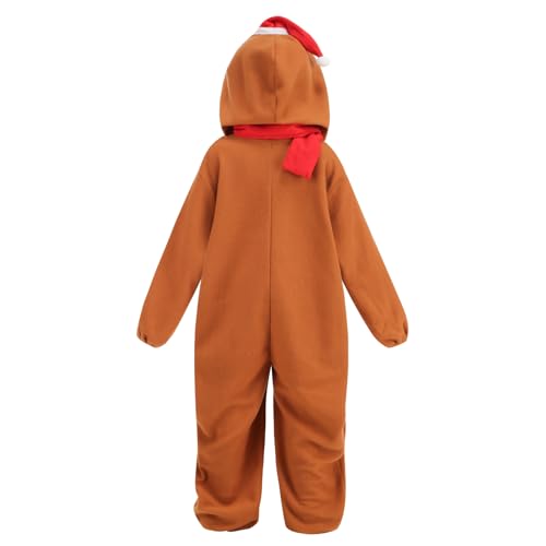 Disfraz de Niño de Hombre de Jengibre para Navidad miniatura 2