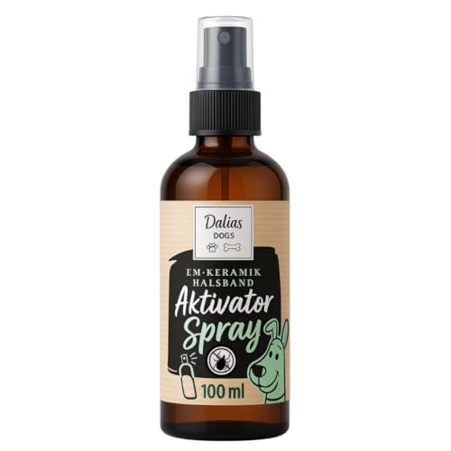 Dalias Dogs EM-Aktivator Spray - Reaktiviert EM-Keramik Halsbänder – Booster für Resonanzwirkung – Unterstützt natürliches Haut- & Fellmilieu – 100 ml