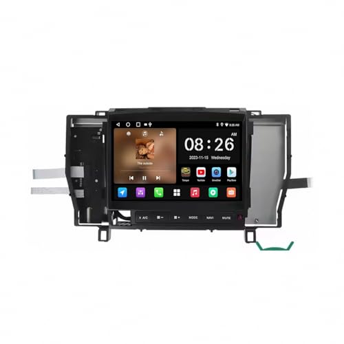 Autoradio touchscreen con Bluetooth manos libres y Mirror Link para Toyota Crown
