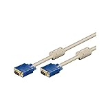 Cable de ordenador de alta calidad con cables de vídeo RGB apantallados individualmente para resoluciones de hasta un máximo de 1920 x 1080p Full HD