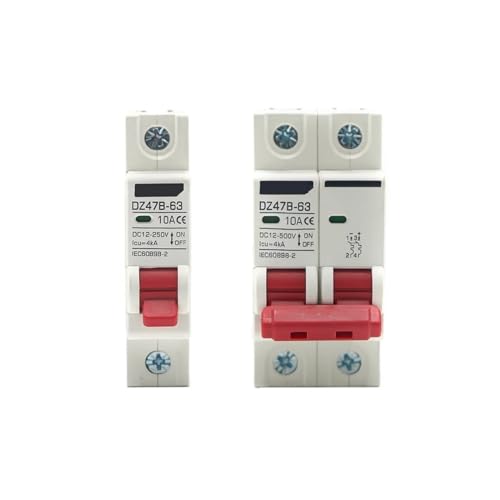 DC MCB disjoncteur 1P 125A pour la protection de batterie de voiture 12V 24V