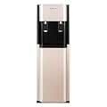 Bottom Loading Water Dispenser for 5 Gallon Bottles, Hot & Cold, Freestanding Water Cooler Dispenser with Safety Features for Home & Office, Gold