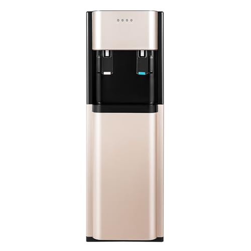 5 Gallon Bottom Loading Water Dispenser,Champagne Color,Stainless Steel Bottom Loading