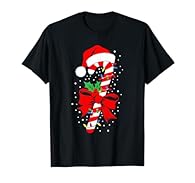 Perfect Holiday Gift Idea for Men / Women / Kids - Christmas Candy Cane Shirt. Funny gag family group present for dad, father, mom, mother, husband, wife, youth, adult, little girl boy, teen, toddler, couples, baby, friend on Merry Christmas Day 2025...
