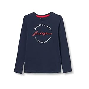Jack & Jones Junior JJHERRO TEE LS CREW NECK JR jongens T-Shirt