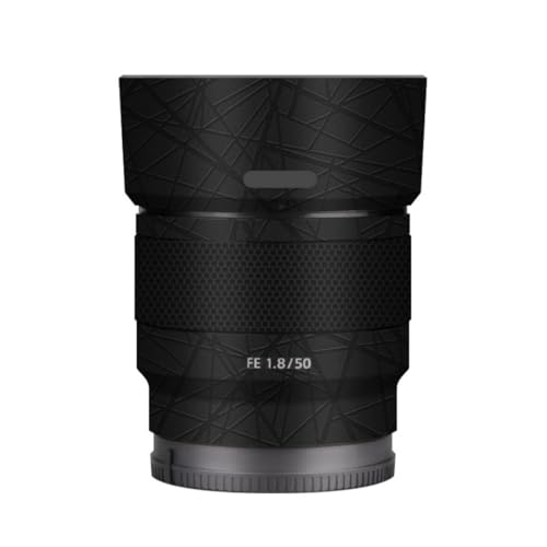 Autocollant anti-rayures Sony FE 50 mm F1.8 protection objectif noir
