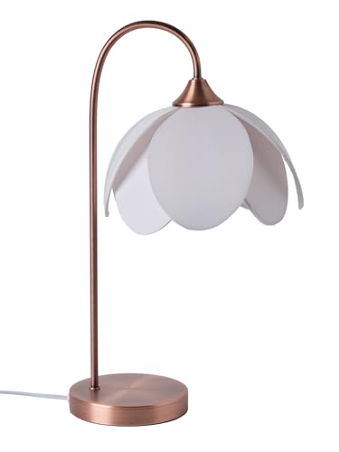 VERTBAUDET Lampe à poser abat-jour fleur pied métal beige TU