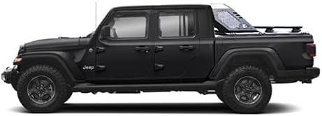 Black Horse Vigor Cross Bar Black Compatible with 2020-2023 Jeep Gladiator-VRCB64-G