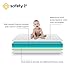 Safety 1st Transitions Baby Crib and Toddler Mattress with High-Density Thermo-Bonded Core, Water Resistant, Greenguard Gold Certified, White