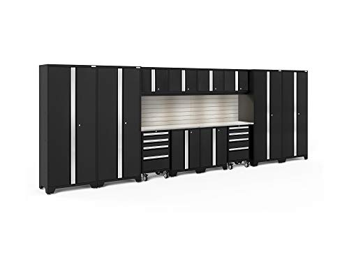 NewAge Products Bold Series Black 14 Piece Set, Garage Cabinets, 63272
