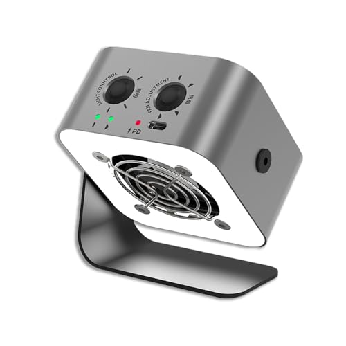 THYXGS Professional Repair Smoke Extractor Fan, Portable Desktop Cooling & Lighting Tool, LED Double-sided Lighting, with Power-off Memory Function, for Welding, Repair