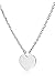 Produktbild Miore Kette - Halskette Damen Kette Silberfarbig 925 Sterling Silber mit Herz 42 cm