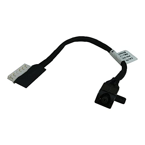 Conector de alimentación compatible con Dell Inspiron 17 5775 cable de puerto de carga interno
