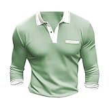 Camisas de manga larga para hombre, polo amarillo 2024, sudadera de moda para otoño e invierno, edición regular, manga de hombro, suéter de color sólido, camiseta para hombre, g, XL