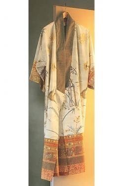 Badjas Kimono Schiesser Essentials Woman Modal Black | Badkamerstore
