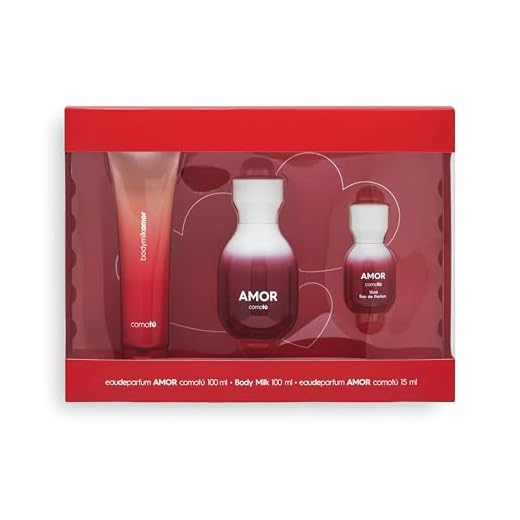 Lote mujer Como tú Amor | Contiene eau de parfum 100 ml, leche corporal 100 ml y Mini eau de parfum 15 ml