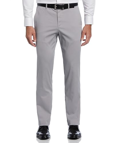 Listado de Perry Ellis Portfolio los más solicitados. 37 Perry Ellis Portfolio Essentials - Pantalón de Vestir de algodón con Cintura Activa para Hombre, Piedra cincelada, 34W x 34L