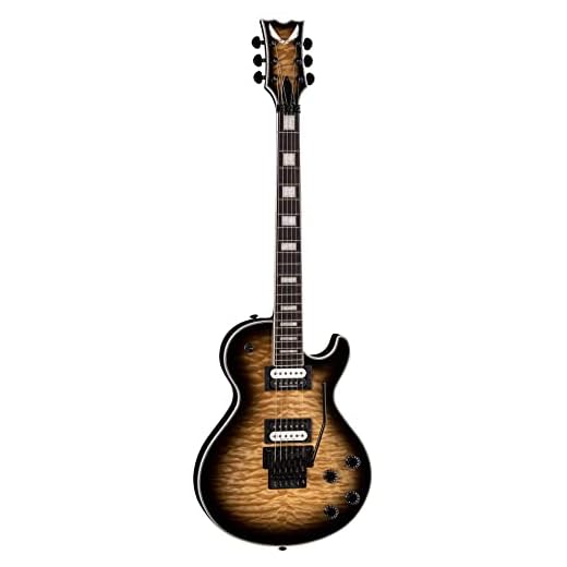 Dean Guitars TB Select Floyd QM - Natural Black Burst TBSELFQMNBST