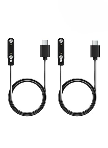 Cable de carga magnético de 2 pines para reloj inteligente que no se desconecta por la polaridad