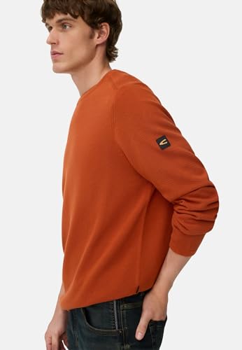 camel active Herren Pullover aus Reiner Baumwolle Zimt, menswear-3XL – Ansicht 5