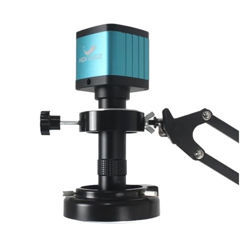 48MP 4K 1080P HDMI USB Industrial Video Digital Microscope Camera 130X Zoom C Mount Lens with 370mm Cantilever stand
