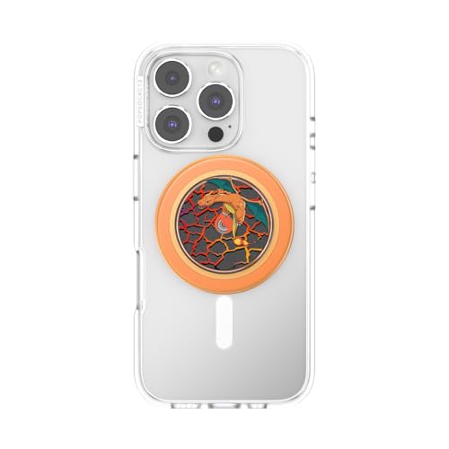 Image of PopSockets Phone Grip for MagSafe, Magnetic Holder, Phone Stand, Spinner - Charizard in Flight