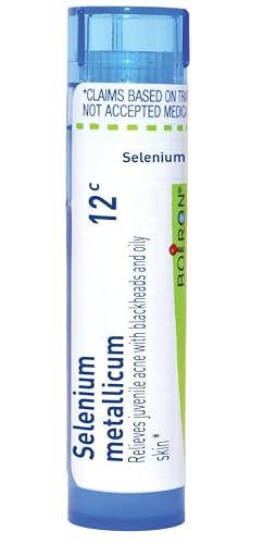 Boiron Selenium Metallicum 12C for Juvenile Acne with Blackheads - 80 Pellets