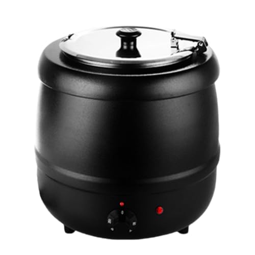 TZZT10L食品用スープ釜ウォーマー, 業務用 ステンレス鋼 業務用電気式スープウォーマー温度調整と, レストランおよび大家族のため,スープジャー スープ保温鍋,ビュッフェ レストラン キッチン用品, 大容量 味噌汁 お粥 カレー ォーマー レストランお