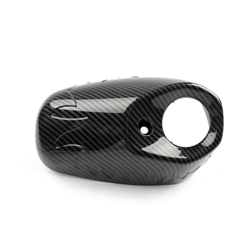 Tuyau d'échappement moto protégé de la chaleur avec la coque carbone anti-brûlure Xmax