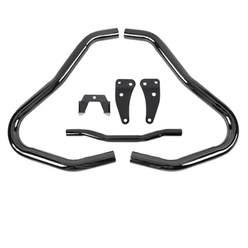 Barres de Protection Pare-Chocs Moto R18 Robustes en Acier Noir