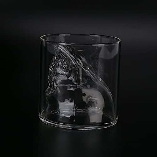 Copos de vinho pequenos Copos de vinho, caneca de cerveja de caveira única Copo de vinho decorativo