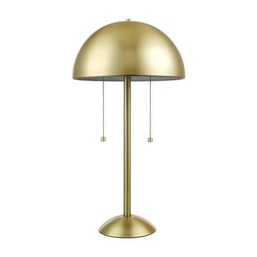 25+ Stunning Ralph Lauren-Inspired Interior Design Ideas 6 Globe Electric 12976 Haydel 21" 2-Light Table Lamp, Matte Brass, Double On/Off Pull Chain