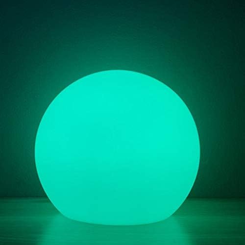 Borelor LED Ball Lamp Light, 6-Inch Rechargeable & Remote Control Globe Lights 16 RGB Colors Changing Indoor/Outdoor Night Lamp for Home/Party/Lawn/Desk Decoration