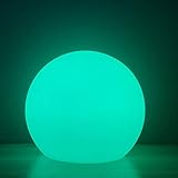 Borelor LED Ball Light, 6-Inch Rechargeable &...