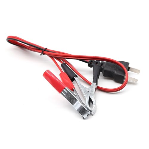NiuLumea Cable de carga de batería tipo T de 1,2 m, 12 V, con pinzas de cocodrilo TG950, ET950, ETS950, ET1500, ET1800