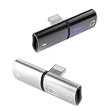 Bojuren Phone Headphone Adapter, 2Pack Charger and Headphones Splitter Dongle Jack AUX Audio...