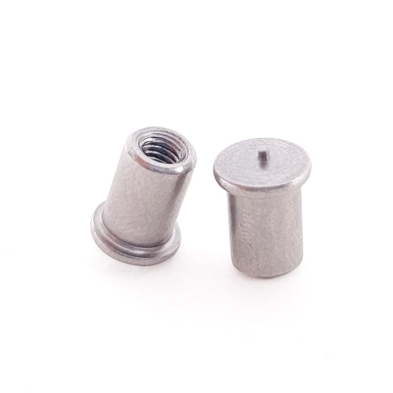 ITS304 Stainless Steel Welding Stud M3M4M5M6 Welding Nail Internal Threaded Welding Stud - (Thread Diameter: ITS-M4(100PCS), Length: 16mm)