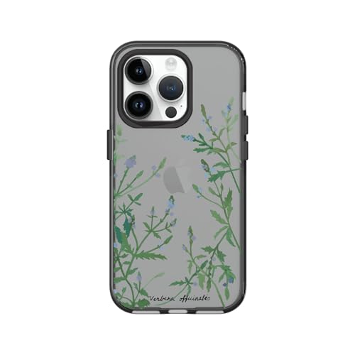 Coque transparente couleur iPhone 14 Pro RhinoShield noire Verbena pour le quotidien