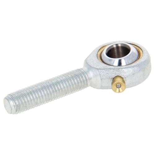 Bztoolbox 1Pc POSB4 Rod End Bearing, 1/4 Inch Bore Pre-Lubricated Bearings, 1/4-28 Male Thread Right Hand