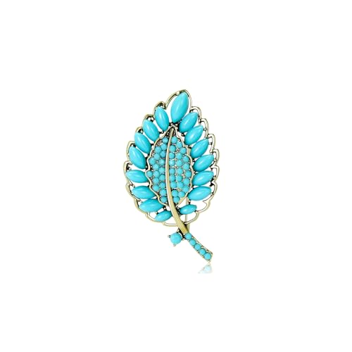 Image of Rhinestone Brooch Pin for Women Elegant Crystal Flower Bouquet Brooches Lapel Pin Wedding Party Dress Accessories for Wife Mom Birthday Gifts