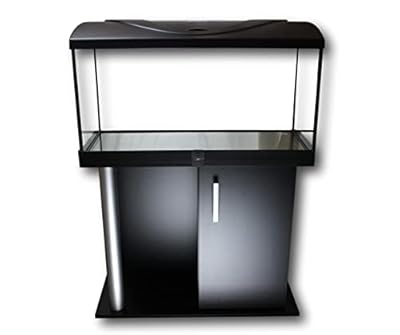 Diversa AQUARIUM WITH LID AND STAND/CABINET Professional Fish Tank - Real Glass, Standard Rectangle (160 Litre Set)