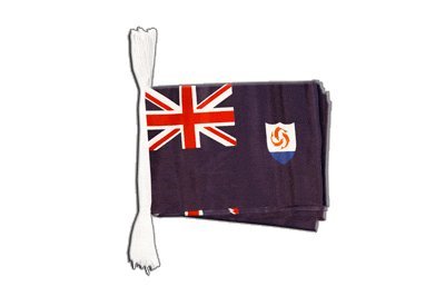 Guirlande drapeau Anguilla de 5,9 mètres pour décoration extérieure et fête